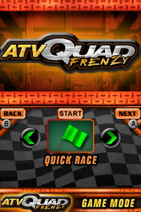 ATV Quad Frenzy (USA) screen shot title